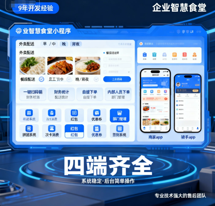 员工智慧食堂解决方案：云快卖赋能企业数字化餐饮管理
