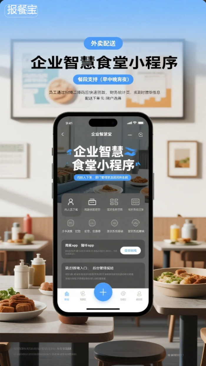 企业智慧食堂新方案:用云快卖搭建专属员工报餐点餐小程序